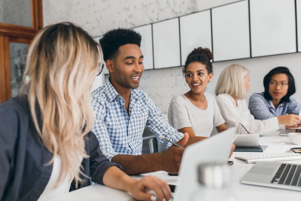 Diverse group of business owners in a C-corporation