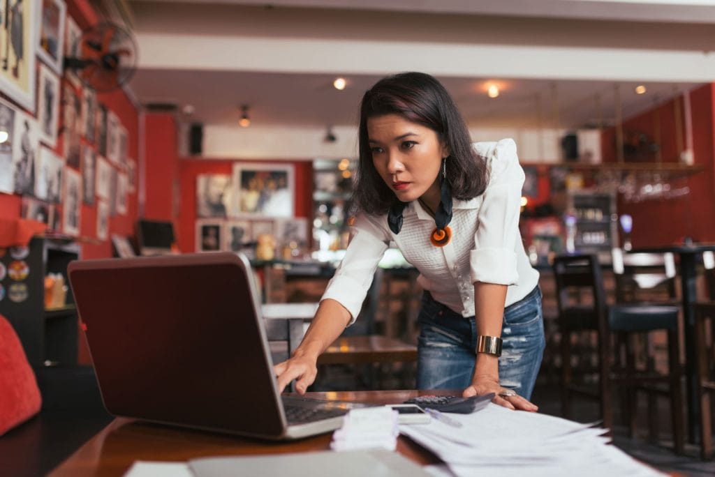 Asian female business owner